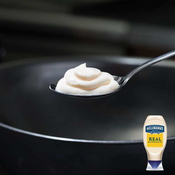 Hellmann's Mayonnaise 80% Fett 430 ml - Hellmann’s REAL Mayonnaise – authentischer Mayo-Geschmack seit 1913.